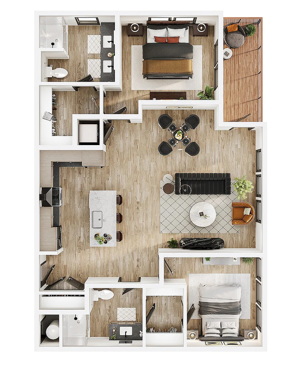 Floor plan B3 Pinnacle