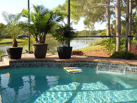 easy to care for heated pool
