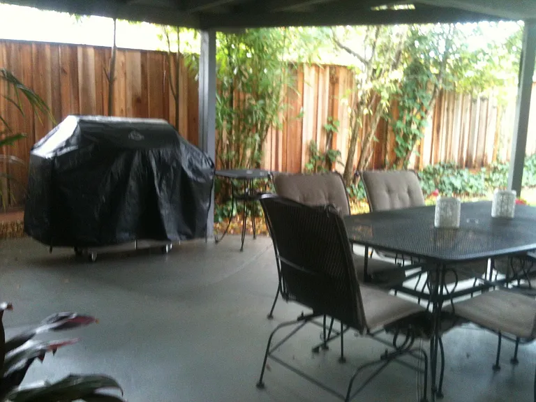 Patio fora cookout