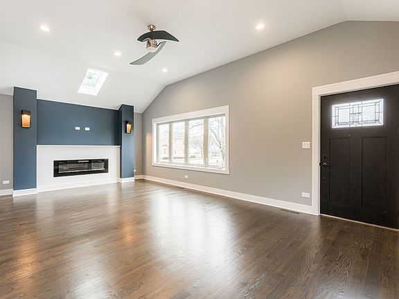 Electric fireplace and custom mantle