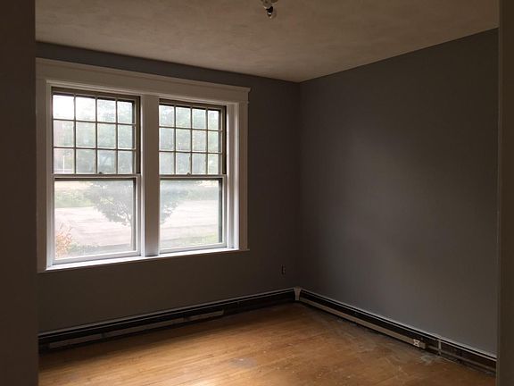Freshly painted bedroom