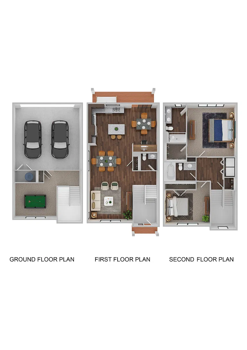 Floor plan Remington Townhome