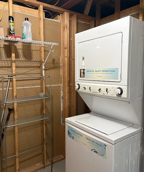 Dedicated laundry - for basement tenant use only