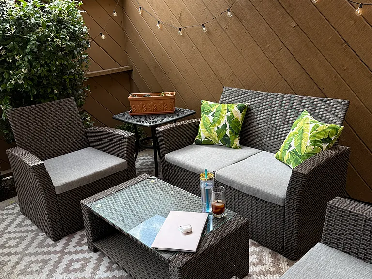 Private patio