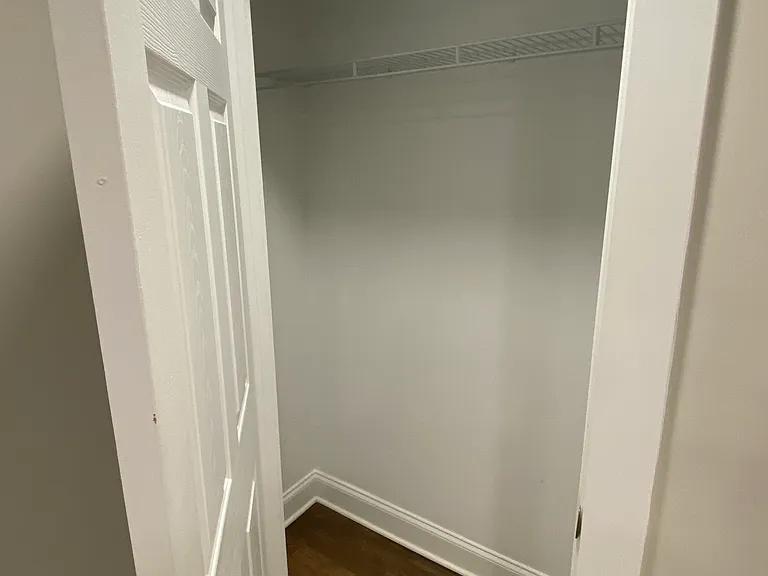 Closet in bedroom.