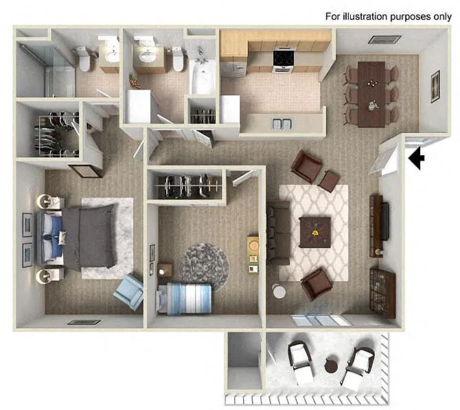 Floor plan Plan B