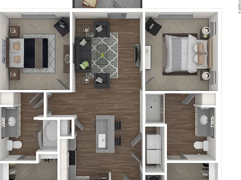 Two bedroom apartment in Charlotte, North Carolina. Two bedroom apartment in Charlotte, North Carolina.