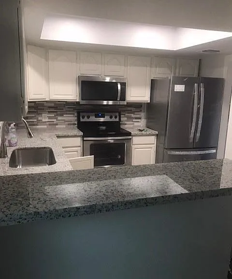 Kitchen with new appliances