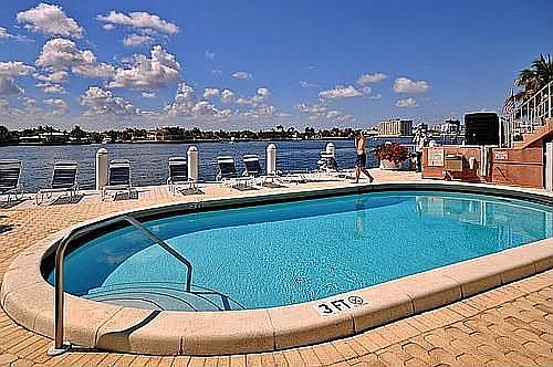 Pool on Intracoastal Waterway