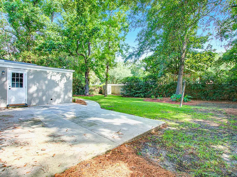 One of two patios