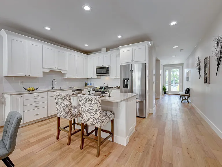 Kitchen and Island Area