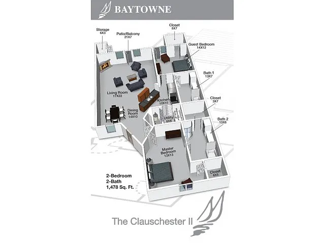 Floor plan Clauschester II