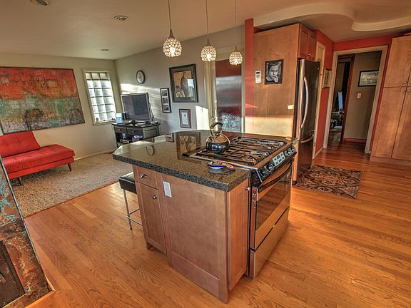Kitchen and family room (alt angle)