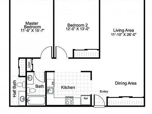 Floor plan B2AK
