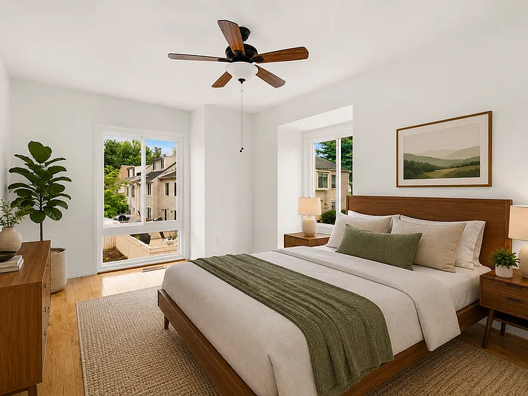 Primary Bedroom Virtually Staged