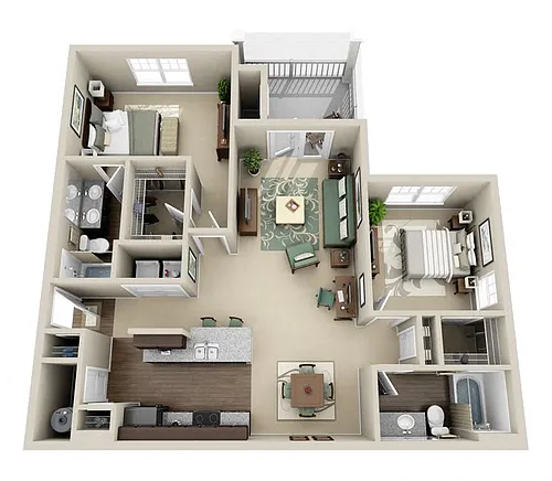 Floor plan B2