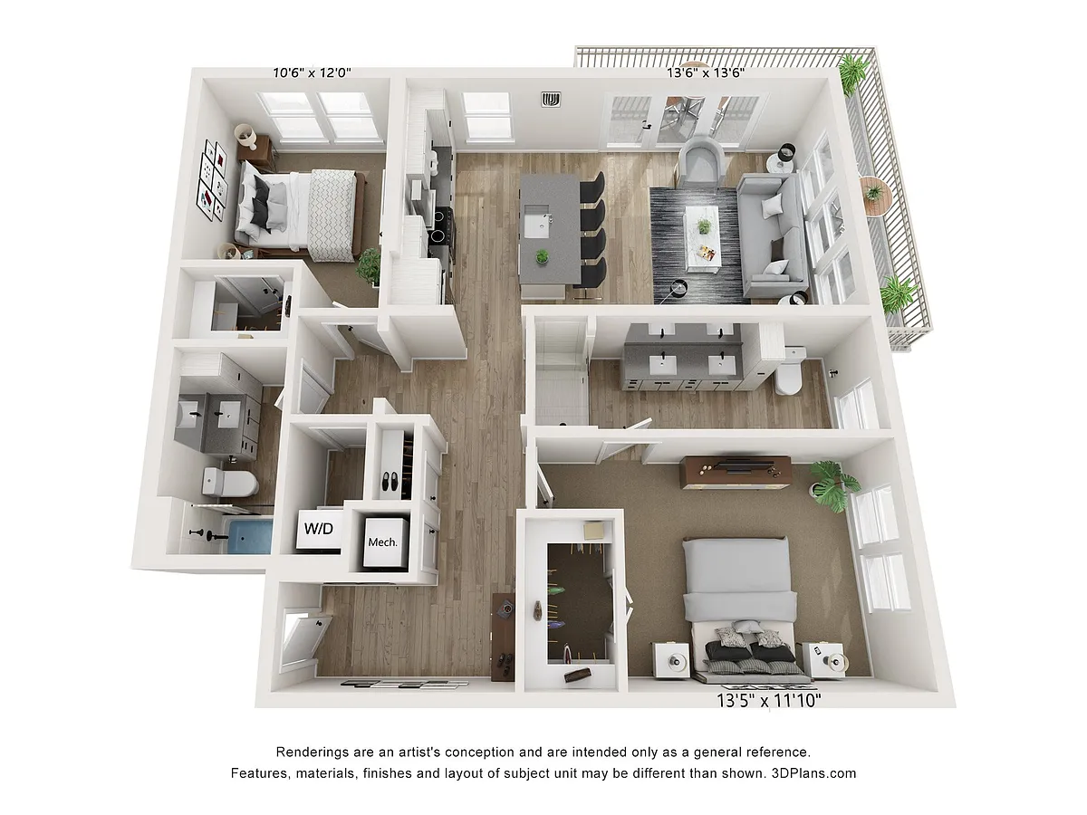 Floor plan B3D