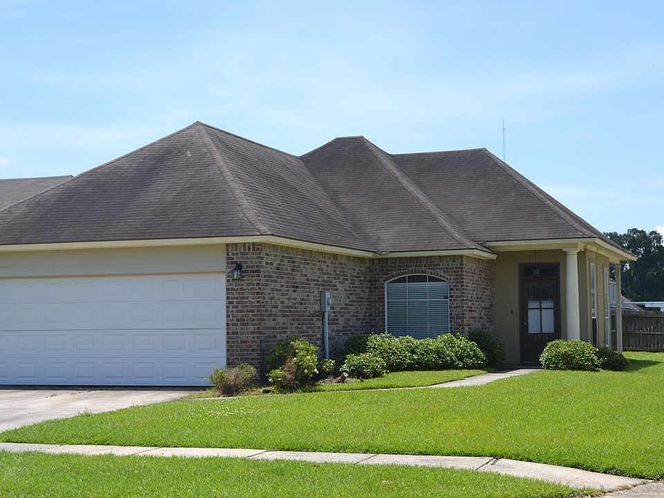 Front view - double garage