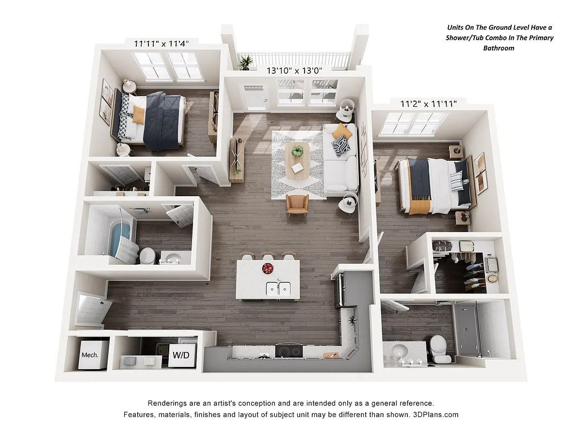 Floor plan B1