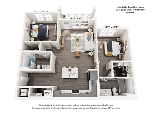Floor plan B1