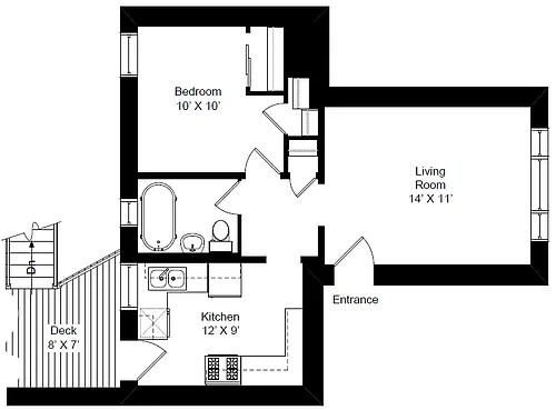 Floor plan 1 Bed