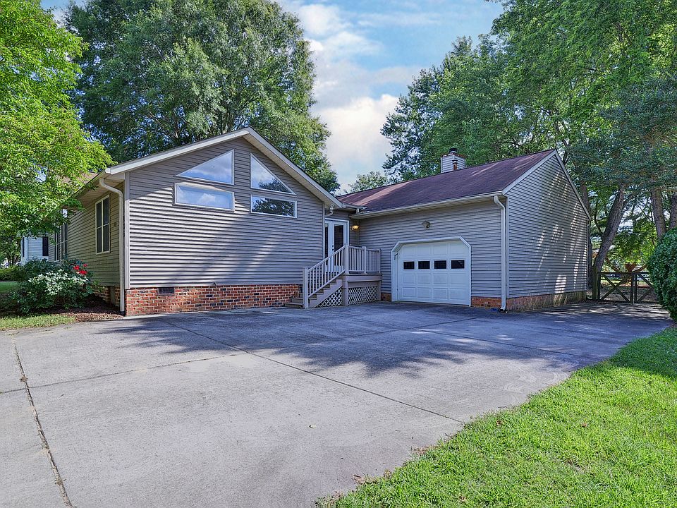 Driveway and main entrance