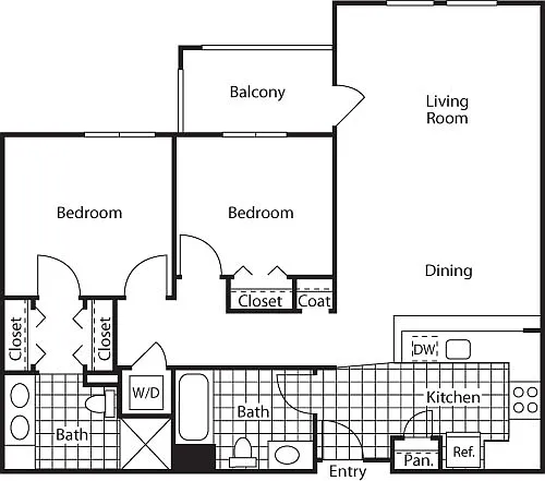 Floor plan Sonoma A