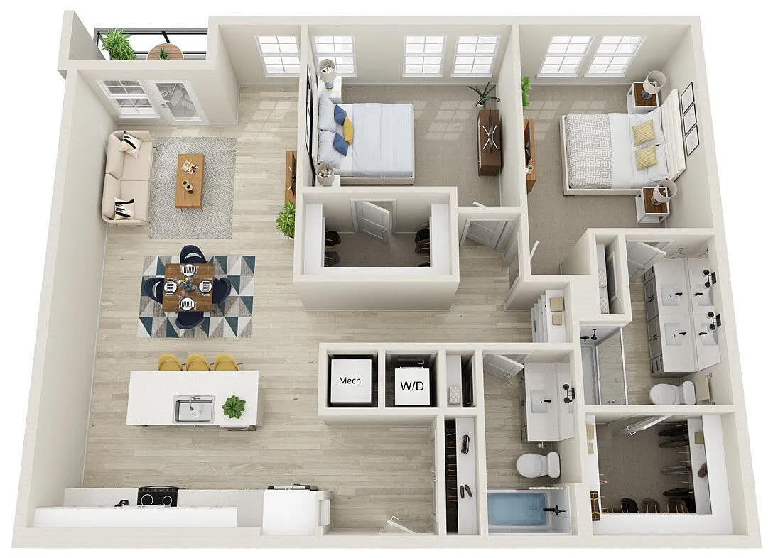 Floor plan B8