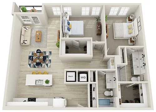 Floor plan B8