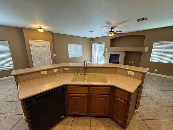 A view from the kitchen