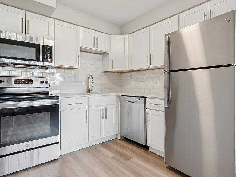 Modern kitchens with stainless steel appliances