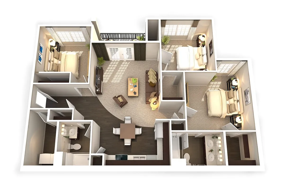 Floor plan The Gold Cypress