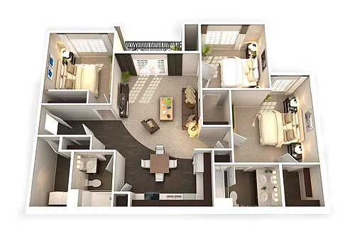 Floor plan The Gold Cypress