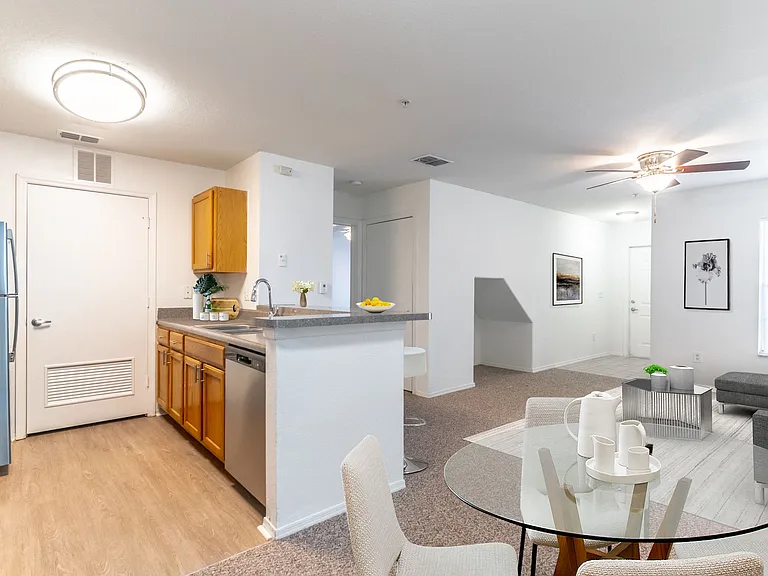 Dining Space Open to the Kitchen