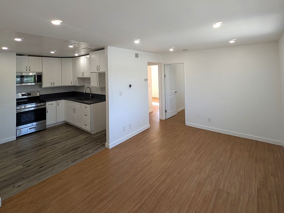 Living room and kitchen