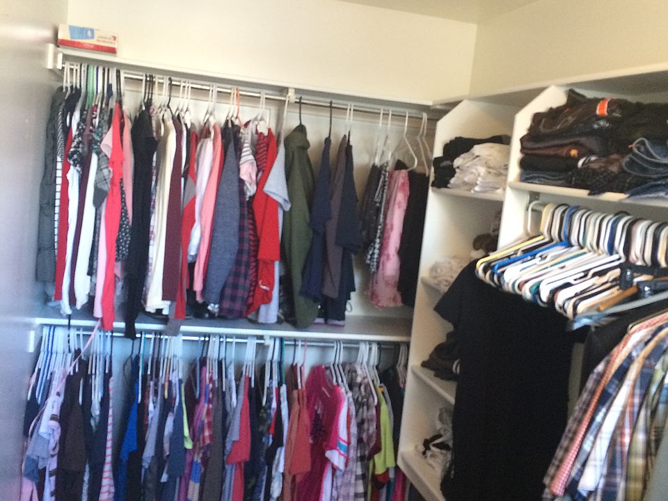 Master bedroom closet