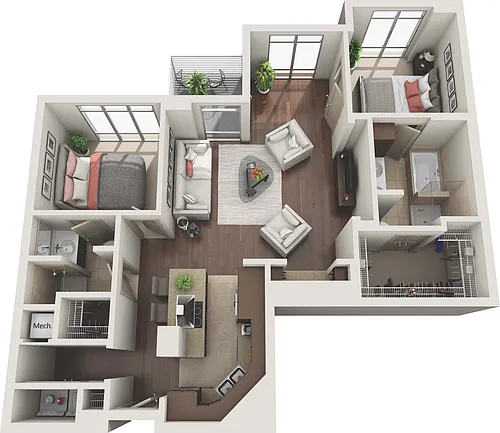 Floor plan B2H
