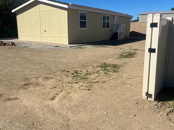 large side yard, under construction