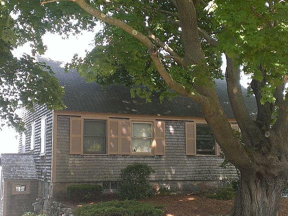 View from Driveway looking out to water