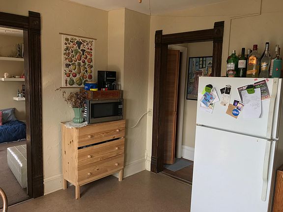 View of kitchen from sink