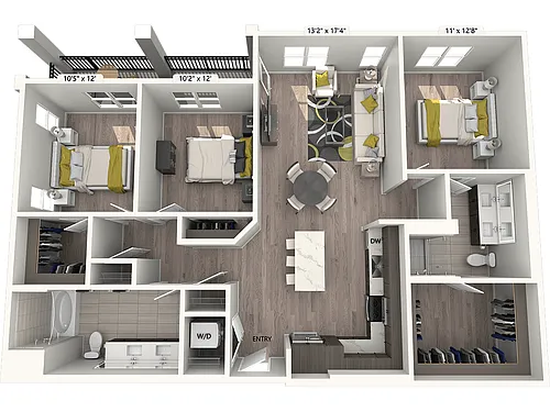 Floor plan C2S-Signature-1400sf