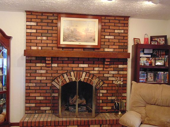 first fireplace main floor