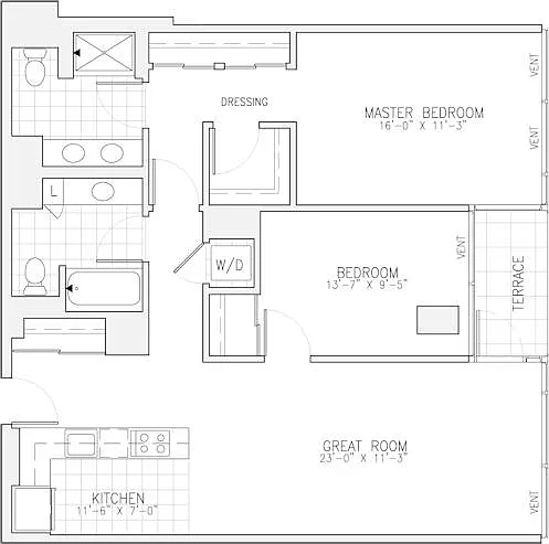 Large floorplan