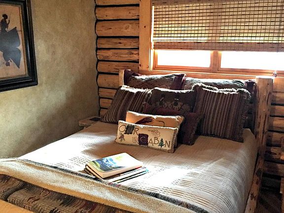 Master bedroom is on main floor. Queen size bed and closet a