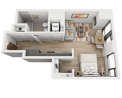 Floor plan Studio E1AG