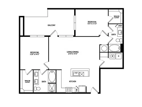 Floor plan B3A