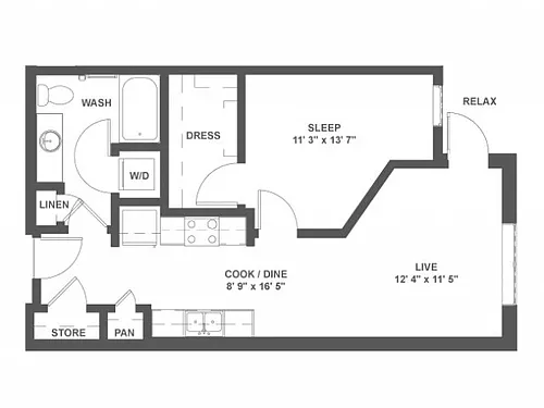 Floor plan A2c