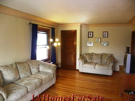 Living Room - pocket door and french doors
