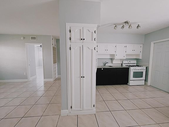 Living room and kitchen
