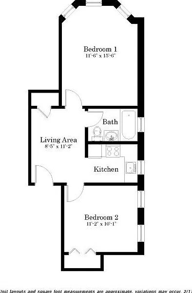 2 bed, 560 sqft, $3,675 — Photo 1